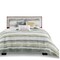 Gracie Mills Coastal Watercolor Quilt Set 6-Piece Reversible Seashell Pillows Grace-3149